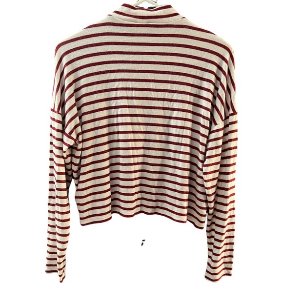 Forever 21 Cropped Turtleneck Striped Sweater - Picture 2 of 3